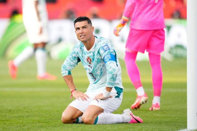 July 2, 2026, Toronto, Ontario, Canada: Cristiano Ronaldo of Portugal reacts during the FIFA World Cup, WM, Weltmeisterschaft, Fussball 2026 Round Of 32 match between Portugal and Croatia at Toronto Stadium on July 02, 2026 in Toronto, Ontario. Portugal V Croatia: Round Of 32 - FIFA World Cup 2026  - ZUMAa181 20260702_zaa_a181_086 Copyright: xJosexBretonx