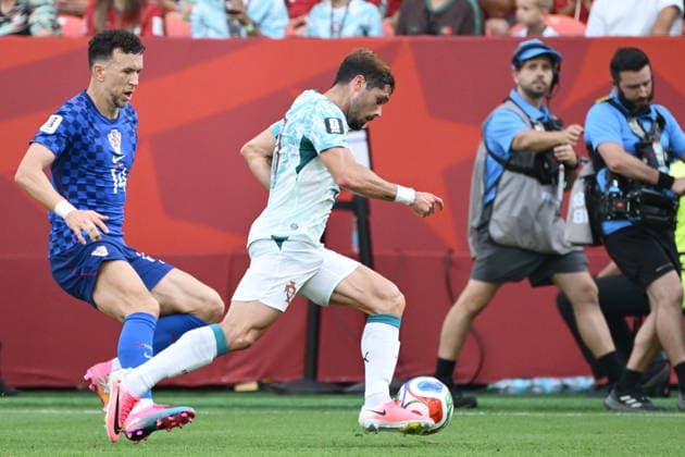 Toronto, July 26, 2026. BMO Field, 2026 FIFA World Cup, WM, Weltmeisterschaft, Fussball Portugal vs. Croatia, World Cup Round of 32 knockout match. Pictured: Ivan Perisic. Photo: Boris Kovaèev CROPIX Copyright: xxBorisxKovacevx bk_portugal_hrvatska41-020726
