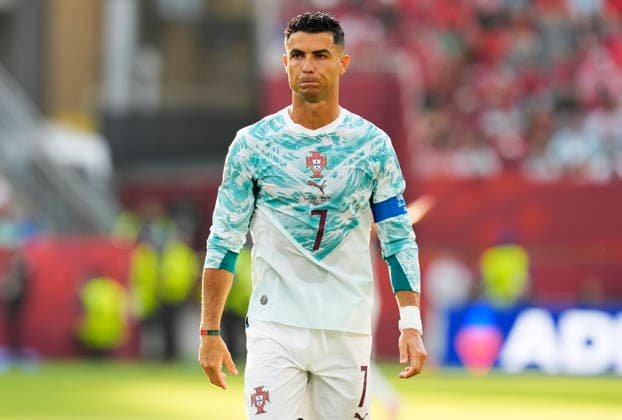 July 2, 2026, Toronto, On, CANADA: Portugal s Cristiano Ronaldo (7) reacts during a break in play in the first half of a World Cup round of 32 soccer match against Croatia, in Toronto on Thursday, July 2, 2026. Canada News - July 2, 2026  - ZUMAc35_ 20260702_zaf_c35_116 Copyright: xChrisxYoungx