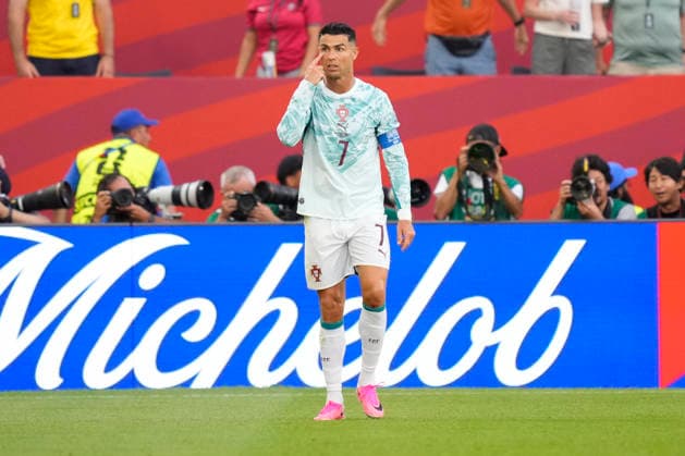 Portugal v Croatia: Round Of 32 - FIFA World Cup, WM, Weltmeisterschaft, Fussball 2026 Cristiano Ronaldo of Portugal reacts during the FIFA World Cup 2026 Round Of 32 match between Portugal and Croatia at Toronto Stadium on July 02, 2026 in Toronto, Ontario. Toronto ON Canada  Copyright: xJosexBretonx originalFilename:bretonhernandez-portugal260702_npvsY.jpg