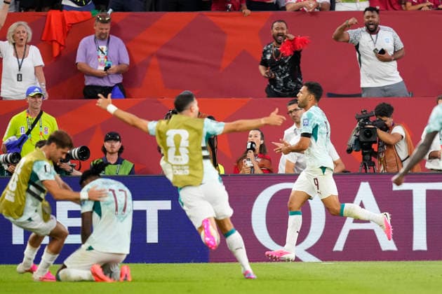 Portugal v Croatia: Round Of 32 - FIFA World Cup, WM, Weltmeisterschaft, Fussball 2026 Goncalo Ramos of Portugal celebrates after scoring his team s second goal during the FIFA World Cup 2026 Round Of 32 match between Portugal and Croatia at Toronto Stadium on July 02, 2026 in Toronto, Ontario. Toronto ON Canada  Copyright: xJosexBretonx originalFilename:bretonhernandez-portugal260702_npFmZ.jpg