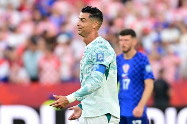 FIFA World Cup, WM, Weltmeisterschaft, Fussball 2026 - Round of 32 - Portugal vs Croatia Cristiano Ronaldo of Porgual reacts after a goal he scored with disallowed due to the offside rule during the FIFA World Cup 2026 Round of 32 match Portugal against Croatia, in Toronto, Canada, 02 July 2026. TORONTO Canada  Copyright: xEDUARDOxLIMAx