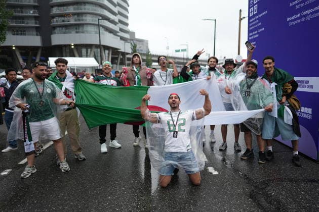 Football, 2026 FIFA World Cup, Switzerland v Algeria, fans in Vancouver