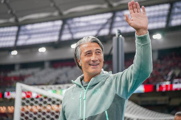 Kanada: Fußball FIFA World Cupl 2026 Sechzehntelfinale - Schweiz vs Algerien - BC Place Vancouver: Murat Yakin (Trainer, Schweiz) Mimik, Gesichtsausdruck, Emotion, Geste, Gestik *** Canada Soccer FIFA World Cup 2026 Round of 32 Switzerland vs. Algeria BC Place, Vancouver Murat Yakin, Coach, Switzerland Facial expressions, emotions, gestures Copyright: xJOERANxSTEINSIEKx