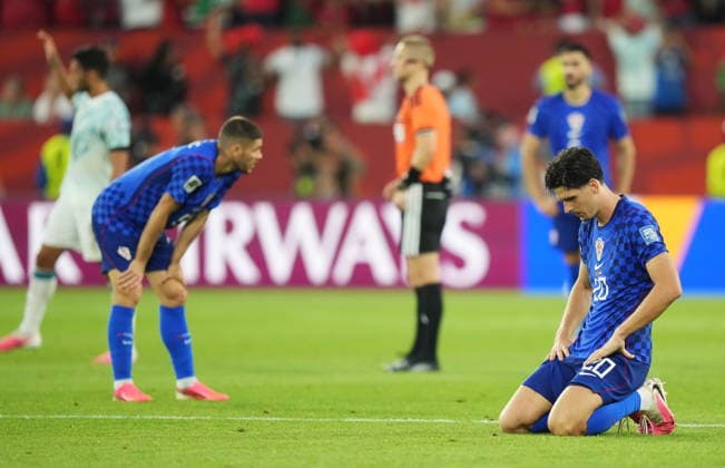 July 2, 2026, Toronto, On, CANADA: Croatia s Igor Matanovic (20) reacts after losing to Portugal in a of 32 soccer match, in a World Cup round of 32 soccer match, in Toronto on Thursday, July 2, 2026. Canada News - July 2, 2026  - ZUMAc35_ 20260702_zaf_c35_217 Copyright: xNathanxDenettex