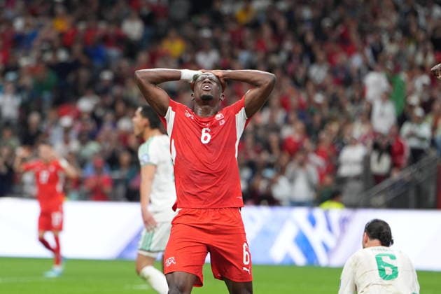 Switzerland v Algeria - FIFA World Cup, WM, Weltmeisterschaft, Fussball 2026 - Round of 32 VANCOUVER, CANADA - JULY 02: Zakaria (6) of Switzerland reacts during the 2026 FIFA World Cup Round of 32 match between Switzerland and Algeria at BC Place (Vancouver Stadium) in Vancouver, British Columbia, Canada on July 02, 2026. Ercin Erturk Anadolu British Columbia Canada. Editorial use only. Please get in touch for any other usage.  Copyright: x2026xAnadoluxErcinxErturkx