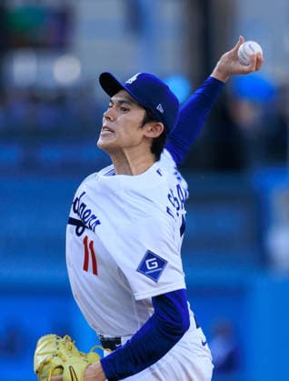 July 2, 2026, Los Angeles, California, USA: Starting pitcher, Roki Sasaki 11 of the Los Angeles Dodgers during a regular season MLB, Baseball Herren, USA game against the San Diego Padres on Thursday July 2, 2026 at Dodger Stadium in Los Angeles, California. JAVIER ROJAS PI Los Angeles USA - ZUMAp124 20260702_zaa_p124_014 Copyright: xJavierxRojasx
