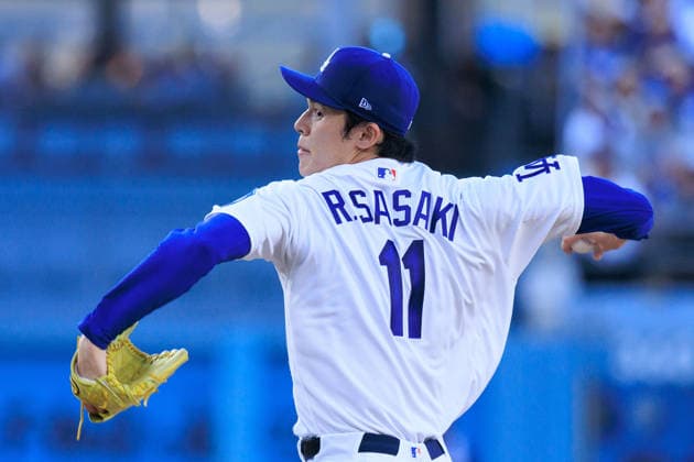 July 2, 2026, Los Angeles, California, USA: Starting pitcher, Roki Sasaki 11 of the Los Angeles Dodgers during a regular season MLB, Baseball Herren, USA game against the San Diego Padres on Thursday July 2, 2026 at Dodger Stadium in Los Angeles, California. JAVIER ROJAS PI Los Angeles USA - ZUMAp124 20260702_zaa_p124_019 Copyright: xJavierxRojasx