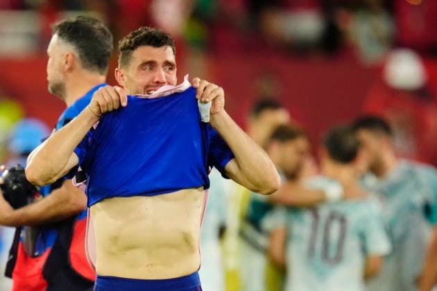 July 2, 2026, Toronto, On, CANADA: Croatia s Mateo Kovacic (8) reacts after losing to Portugal in a World Cup round of 32 soccer match, in Toronto on Thursday, July 2, 2026. Canada News - July 2, 2026  - ZUMAc35_ 20260702_zaf_c35_230 Copyright: xChrisxYoungx