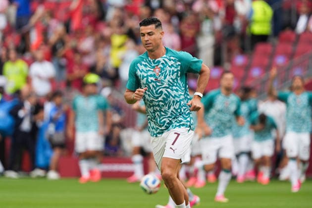 Portugal v Croatia Round of 32 - FIFA World Cup, WM, Weltmeisterschaft, Fussball 2026 Cristiano Ronaldo 07 of Portugal warming up during the FIFA World Cup 2026 Round Of 32 match between Portugal and Croatia at Toronto Stadium. on July 2, 2026 in Toronto, Canada. (Photo by Leonardo Ramirez Eyepix Group) Copyright: xLeonardoxRamirezx xEyepixxGroupx LR02072026-03595