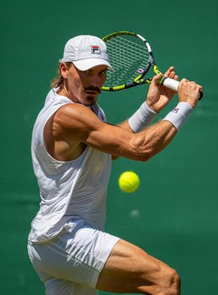 Tennis - Wimbledon Championship 2026 - Day 4 LONDON, ENGLAND - Thursday, July 2, 2026: Patrick Kypson (USA) during the Gentlemen s Singles Second Round match on Day Four of The Championships Wimbledon 2026 at the All England Lawn Tennis and Croquet Club. (Photo by Kirsten Holst Propaganda) LONDON All England Lawn Tennis and Croquet Club GREATER LONDON ENGLAND  Copyright: xKirstenxHolstx 2026-07-02-011-Wimbledon_D4
