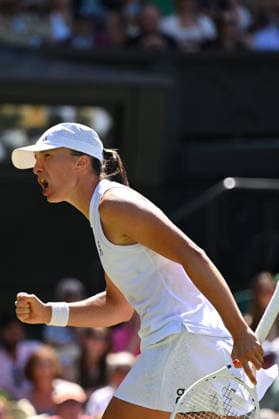 2026 Wimbledon - Iga Swiatek Iga Swiatek (POL) during her second round match at the 2025 Wimbledon Tennis Championships at the AELTC in London, UK on July 2, 2026. Photo by Corinne Dubreuil ABACAPRESS.COM London  Copyright: xDubreuilxCorinne ABACAx