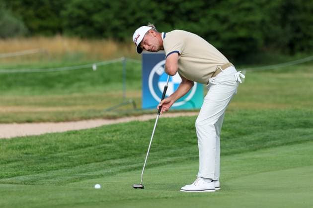 Marcel Siem (GER) beim Putten, 37. BMW International Open 2026, Golf, DP World Tour, Herren, Runde 2, 03.07.2026 Eichenried Bayern Deutschland *** Marcel Siem (GER) putting, 37th BMW International Open 2026, Golf, DP World Tour, Men s, Round 2, July 3, 2026, Eichenried, Bavaria, Germany Copyright: xkolbert-press ChristianxKolbertx