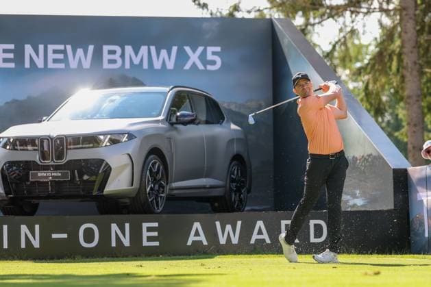 Marcel Schneider (GER) am Abschlag,Tee 17, 37. BMW International Open 2026, Golf, DP World Tour, Herren, Runde 2, 03.07.2026 Eichenried Bayern Deutschland *** Marcel Schneider (GER) teeing off at Tee 17, 37th BMW International Open 2026, Golf, DP World Tour, Men s, Round 2, July 3, 2026, Eichenried, Bavaria, Germany Copyright: xkolbert-press ChristianxKolbertx