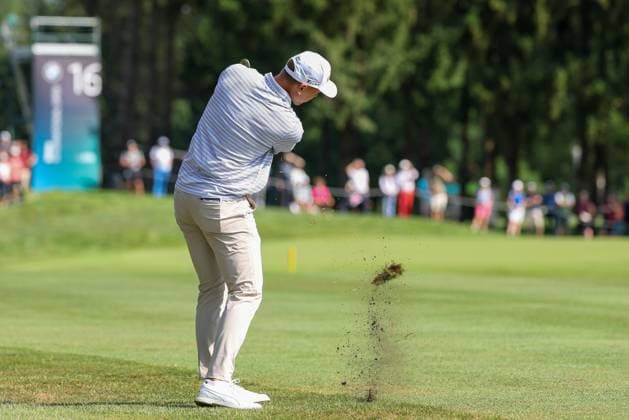 Matti Schmid (GER) auf dem Fairway, 37. BMW International Open 2026, Golf, DP World Tour, Herren, Runde 2, 03.07.2026 Eichenried Bayern Deutschland *** Matti Schmid (GER) on the fairway, 37th BMW International Open 2026, Golf, DP World Tour, Men s, Round 2, July 3, 2026, Eichenried, Bavaria, Germany Copyright: xkolbert-press ChristianxKolbertx