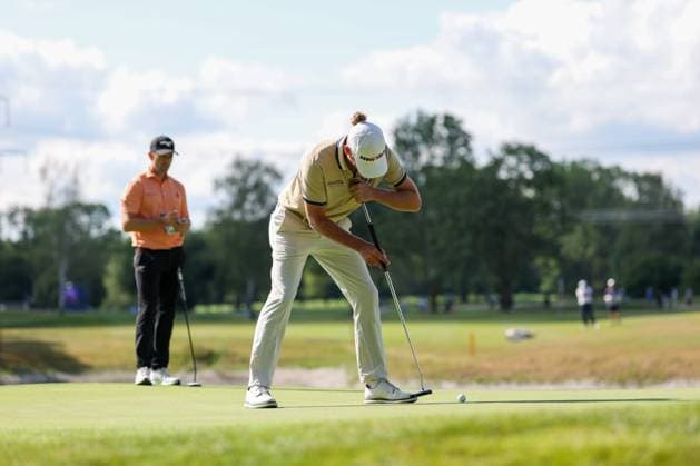Marcel Siem (GER) beim Putten, 37. BMW International Open 2026, Golf, DP World Tour, Herren, Runde 2, 03.07.2026 Eichenried Bayern Deutschland *** Marcel Siem (GER) putting, 37th BMW International Open 2026, Golf, DP World Tour, Men s, Round 2, July 3, 2026, Eichenried, Bavaria, Germany Copyright: xkolbert-press ChristianxKolbertx