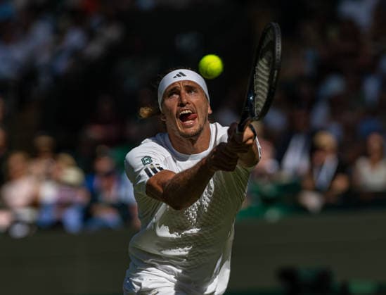 Tennis - Wimbledon Championship 2026 - Day 4 LONDON, ENGLAND - Thursday, July 2, 2026: Alexander Zverev (GER) during the Gentlemen s Singles Second Round on Day Four of The Championships Wimbledon 2026 at the All England Lawn Tennis and Croquet Club. (Photo by Kirsten Holst Propaganda) LONDON All England Lawn Tennis and Croquet Club GREATER LONDON ENGLAND  Copyright: xKirstenxHolstx 2026-07-02-039-Wimbledon_D4