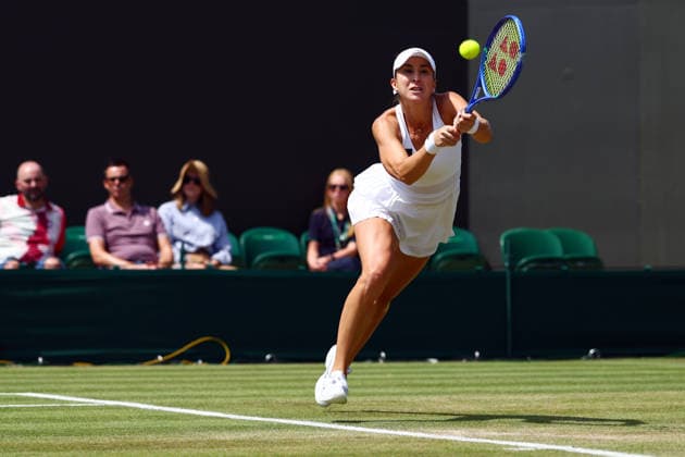 Belinda Bencic during her third round match Wimbledon Tennis Championships, Day 5, The All England Lawn Tennis and Croquet Club, London, UK - 03 Jul 2026London The All England Lawn Tennis and United Kingdom  Copyright: xJamesxMarsh Shutterstockx 16970347g