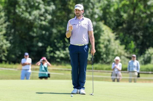 Nicolai von Dellingshausen (GER) auf dem Green, 37. BMW International Open 2026, Golf, DP World Tour, Herren, Runde 2, 03.07.2026 Eichenried Bayern Deutschland *** Nicolai von Dellingshausen (GER) on the green, 37th BMW International Open 2026, Golf, DP World Tour, Men s, Round 2, July 3, 2026, Eichenried, Bavaria, Germany Copyright: xkolbert-press ChristianxKolbertx