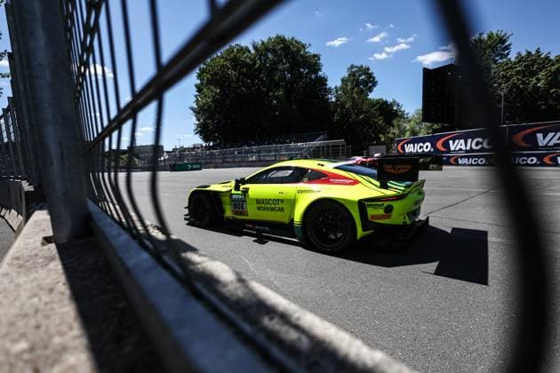 08 Nicolas Baert (B Comtoyou Racing), Aston Martin Vantage GT3, action Photo: Hoch Zwei Nürnberg Germany *** 08 Nicolas Baert, B Comtoyou Racing, Aston Martin Vantage GT3, action photo, Hoch Zwei, Nuremberg, Germany