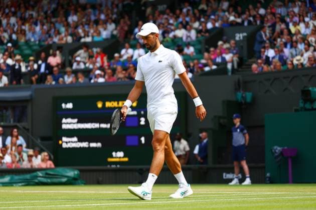 Novak Djokovic during his third round match Wimbledon Tennis Championships, Day 5, The All England Lawn Tennis and Croquet Club, London, UK - 03 Jul 2026London The All England Lawn Tennis and United Kingdom  Copyright: xJamesxMarsh Shutterstockx 16970347cf