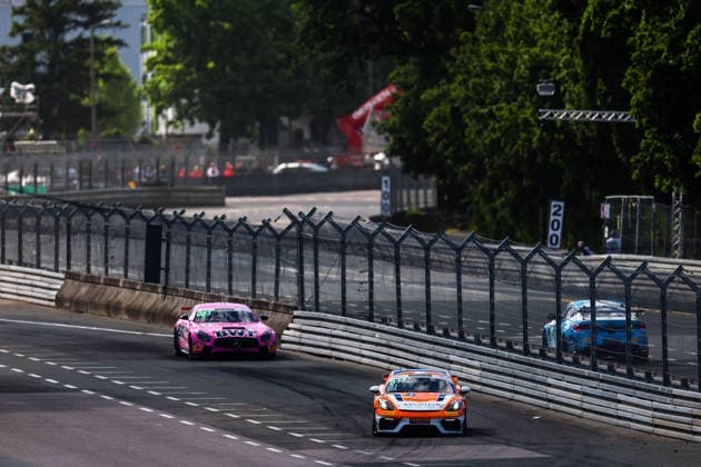 ADAC GT4 Germany, 3. + 4. Rennen Norisring 2026 91 Porsche 718 Cayman GT4 RS Clubsport, Team Wimmer Werk Motorsport: Jesper Bruno Jensen, Laurenz Rühl - picture by Gruppe C Photography Nürnberg Norisring Bayern Germany Copyright: xGruppexCxPhotographyx