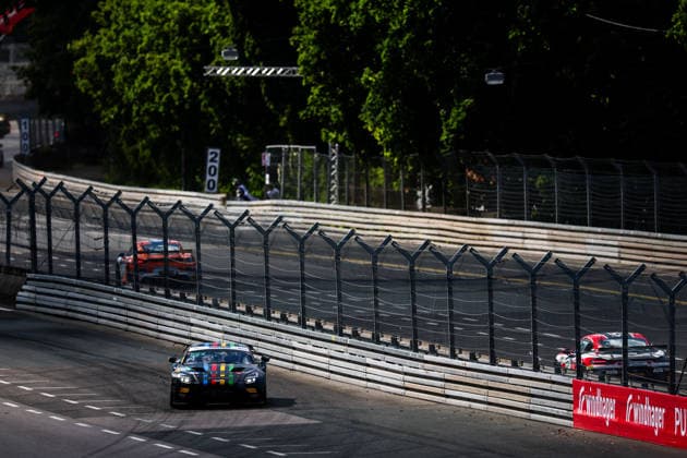 ADAC GT4 Germany, 3. + 4. Rennen Norisring 2026 4 Aston Martin Vantage AMR GT4 Evo, EastSide Motorsport: Jan Philipp Springob, Philipp Gogollok, 8 Mercedes-AMG GT4, Mücke Motorsport: Alex Connor, Marius Schmid - picture by Gruppe C Photography Nürnberg Norisring Bayern Germany Copyright: xGruppexCxPhotographyx