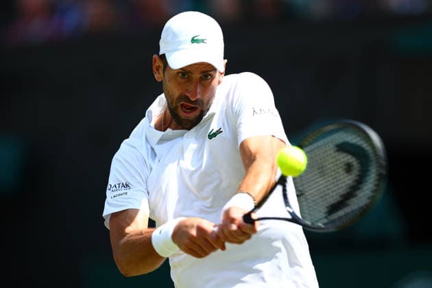 Novak Djokovic during his third round match Wimbledon Tennis Championships, Day 5, The All England Lawn Tennis and Croquet Club, London, UK - 03 Jul 2026London The All England Lawn Tennis and United Kingdom  Copyright: xJamesxMarsh Shutterstockx 16970347dg