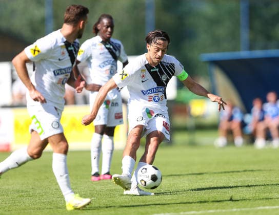 SOCCER - Sturm vs Kosice, test match IRDNING,AUSTRIA,03.JUL.26 - SOCCER - ADMIRAL Bundesliga, Nike liga, SK Sturm Graz vs FC Kosice, test match. Image shows Albert Vallci (Sturm).  GEPAxpictures xHaraldxSteiner