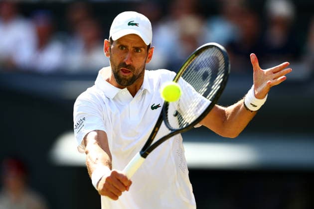 Sport Bilder des Tages Novak Djokovic during his third round match Wimbledon Tennis Championships, Day 5, The All England Lawn Tennis and Croquet Club, London, UK - 03 Jul 2026London The All England Lawn Tennis and United Kingdom  Copyright: xJamesxMarsh Shutterstockx 16970347fb