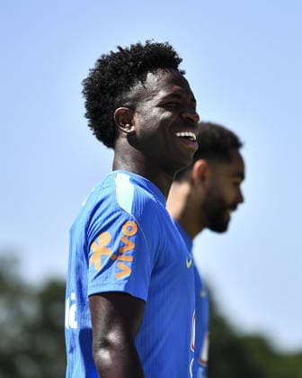 Vini Jr enters training at their New Jersey base the Columbia Park Training Facility in Morristown, NJ, United States. (Photo by Rebekah Wynkoop SPP)  Copyright: xRebekahxWynkoop SPPx Sportspressphoto_SPR183761
