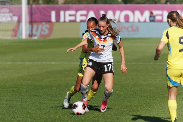 260703 Olivia Okara of Sweden and Helen Börner of Germany during the women s Euro Under-19 football match between Sweden and Germany on July 3, 2026 in Zenica. Photo: Aleksandar Djorovic BILDBYRAN COP 184 XX0042 fotboll football soccer fotball u19 em match 3 sverige germany womens euro under-19 sweden dam bbeng u19 f19 euros *** July 3, 2026: Olivia Okara of Sweden and Helen Börner of Germany during the Women’s Under-19 European Championship soccer match between Sweden and Germany on July 3, 2026 in Zenica. Photo by Aleksandar Djorovic. BILDBYRAN COP 184 XX0042 soccer football fotball U19 European Championship match 3 Sweden Germany Women’s U19 European Championship Sweden women’s U19 soccer  Copyright: ALEKSANDARxDJOROVIC BB260703ZB008