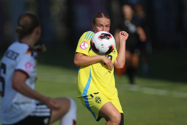 260703 Nova Selin of Sweden during the women s Euro Under-19 football match between Sweden and Germany on July 3, 2026 in Zenica. Photo: Aleksandar Djorovic BILDBYRAN COP 184 XX0042 fotboll football soccer fotball u19 em match 3 sverige germany womens euro under-19 sweden dam bbeng u19 f19 euros *** July 3, 2026: Nova Selin of Sweden during the Women s Under-19 European Championship soccer match between Sweden and Germany on July 3, 2026 in Zenica. Photo by Aleksandar Djorovic. BILDBYRAN COP 184 XX0042 soccer football U19 European Championship match 3 Sweden Germany Women s U19 European Championship Sweden women s U19 soccer  Copyright: ALEKSANDARxDJOROVIC BB260703ZL013