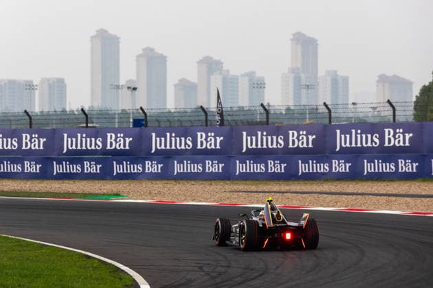 Sport Bilder des Tages 2026 FORMULA E SHANGHAI ePRIX 07 GUNTHER Maximilian (ger), DS Penske, DS E-Tense FE25, action during the Shanghai ePrix, 12th and 13th round of the 2025-26 ABB FIA Formula E World Championship, WM, Weltmeisterschaft on the Shanghai International Circuit from July 3 to 5, 2026 in Shanghai, China - ShanghaiChina  Copyright: xDamienxDoumerguex