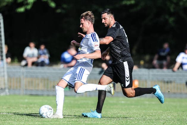 Football, friendly match, DSC Preußen Duisburg v MSV Duisburg