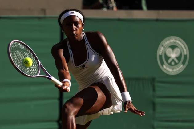 Coco Gauff during her third round match Wimbledon Tennis Championships, Day 5, The All England Lawn Tennis and Croquet Club, London, UK - 03 Jul 2026London The All England Lawn Tennis and United Kingdom  Copyright: xEllaxLing Shutterstockx 16970352dx