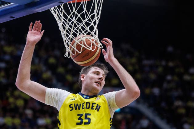 Sport Bilder des Tages 260703 Simon Birgander of Sweden during the FIBA World Cup Qualifier game between Sweden and Czech Republic on July 3, 2026 in Stockholm. Photo: Kenta Jönsson BILDBYRAN COP 210 KJ0349 basket basketball vm-kval kval fiba world cup qualifiers sverige tjeckien sweden czech republic bbeng *** July 3, 2026: Simon Birgander of Sweden during the FIBA World Cup Qualifier game between Sweden and the Czech Republic on July 3, 2026 in Stockholm. Photo by Kenta Jönsson, BILDBYRAN COP 210 KJ0349. basketball, FIBA World Cup Qualifiers, Sweden, Czech Republic, bbeng  Copyright: KENTAxJÖNSSON BB260703KJ073