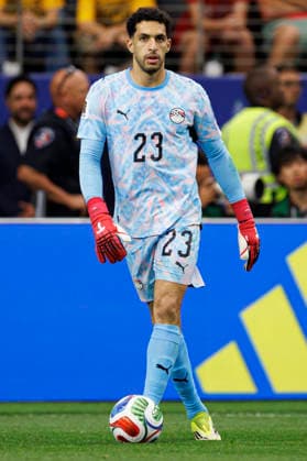 Goalkeeper Mostafa Shoubir of Egypt seen during FIFA World Cup, WM, Weltmeisterschaft, Fussball 2026 game between national teams of Australia and Egypt (Grzegorz Wajda Ball Raw Images) Arlington Dallas Stadium USA Copyright: xGrzegorzxWajdax grzegorzwajda_australia_egypt_2526_3-13