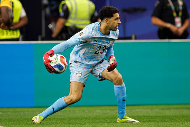 Goalkeeper Mostafa Shoubir of Egypt seen during FIFA World Cup, WM, Weltmeisterschaft, Fussball 2026 game between national teams of Australia and Egypt (Grzegorz Wajda Ball Raw Images) Arlington Dallas Stadium USA Copyright: xGrzegorzxWajdax grzegorzwajda_australia_egypt_2526_3-9