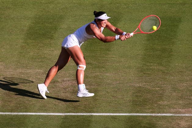Claire Liu (USA), Damen Einzel, Ladies Singles Tennis - Wimbledon 2026 - Grand Slam ITF ATP, Tennis Herren WTA, Tennis Damen - AELTC - London - - Great Britain - 3 July 2026. *** Claire Liu (USA), Women s Singles, Wimbledon 2026 Grand Slam ITF ATP WTA AELTC London, Great Britain, July 3, 2026 Copyright: xJuergenxHasenkopfx
