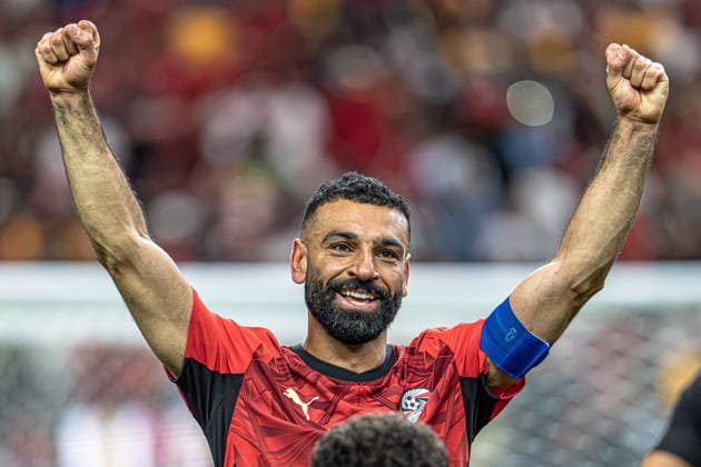 Australia vs Egypt DALLAS, TX - 03.07.2026: AUSTRALIA VS EGYPT - Mohamed Salah, during the match between Egypt and Australia, valid for the round of 16 of the 2026 FIFA World Cup, WM, Weltmeisterschaft, Fussball held at AT&amp;T Stadium, in Arlington, Texas, United States, this Friday (3). (Photo: Danilo Fernandes Fotoarena) x2978327x  DaniloxFernandes