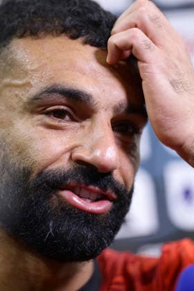 Mohamed Salah of Egypt speaks with reporters at the end of the round of 32 match of the 2026 FIFA World Cup, WM, Weltmeisterschaft, Fussball between Australia and Egypt at AT&T Stadium in Arlington, USA, 03 July 2026. FIFA World Cup 2026: Australia - Egypt !ACHTUNG: NUR REDAKTIONELLE NUTZUNG!  Copyright: xCarlosxRamírezx GR5204 20260703-55020793325_1