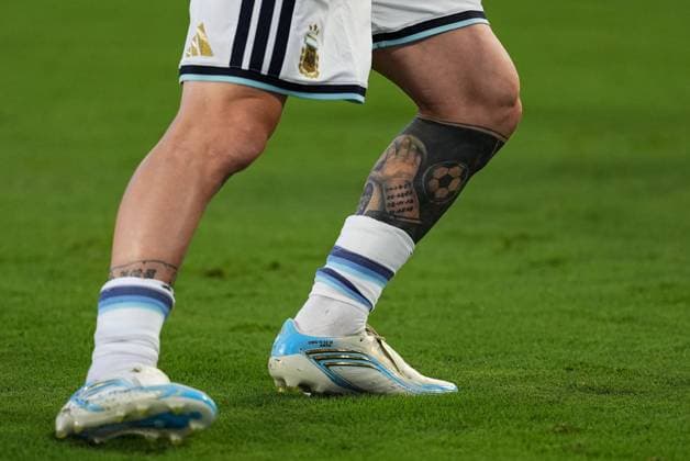 Lionel Messi of Argentina tattoos and boots Argentina v Cape Verde, 2026 FIFA World Cup, WM, Weltmeisterschaft, Fussball Round of 32, Football, Miami Stadium, Miami, Florida, USA - 03 Jul 2026Miami Miami Stadium Florida (FL) United States of America  Copyright: xIsmaelxAdnan Shutterstockx 16975459m