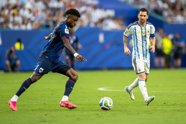 260704 Lionel Messi of Argentina during the FIFA World Cup, WM, Weltmeisterschaft, Fussball 2026 round of 32 football match between Argentina and Cabo Verde on July 4, 2026 in Miami. Photo: Jon Olav Nesvold BILDBYRAN COP 217 JE0139 fotboll football soccer fotball vm fotbolls-vm fotball-vm fotbolls-vm 2026 fifa world cup 2026 sextondelsfinal round of 32 23 bbeng *** July 4, 2026: Lionel Messi of Argentina during the FIFA World Cup 2026 Round of 32 soccer match between Argentina and Cape Verde on July 4, 2026 in Miami. Photo by Jon Olav Nesvold, BILDBYRAN COP 217 JE0139 soccer football fotball World Cup soccer World Cup 2026 FIFA World Cup 2026 round of 32 23 bbeng  Copyright: JONxOLAVxNESVOLD BB260704JE024