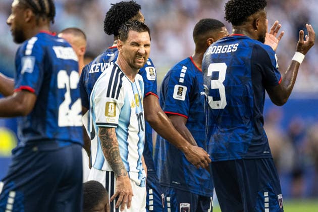 260704 Lionel Messi of Argentina during the FIFA World Cup, WM, Weltmeisterschaft, Fussball 2026 round of 32 football match between Argentina and Cabo Verde on July 4, 2026 in Miami. Photo: Jon Olav Nesvold BILDBYRAN COP 217 JE0139 fotboll football soccer fotball vm fotbolls-vm fotball-vm fotbolls-vm 2026 fifa world cup 2026 sextondelsfinal round of 32 23 bbeng *** July 4, 2026: Lionel Messi of Argentina during the FIFA World Cup 2026 Round of 32 soccer match between Argentina and Cape Verde on July 4, 2026 in Miami. Photo by Jon Olav Nesvold, BILDBYRAN COP 217 JE0139 soccer football fotball World Cup soccer World Cup 2026 FIFA World Cup 2026 round of 32 23 bbeng  Copyright: JONxOLAVxNESVOLD BB260704JE027