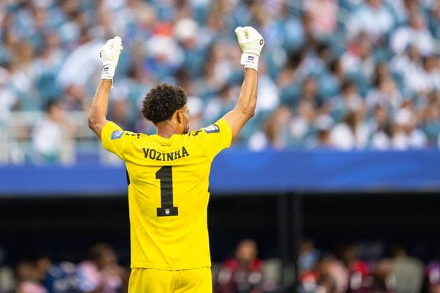 260704 Goalkeeper Vozinha of Cabo Verde during the FIFA World Cup, WM, Weltmeisterschaft, Fussball 2026 round of 32 football match between Argentina and Cabo Verde on July 4, 2026 in Miami. Photo: Jon Olav Nesvold BILDBYRAN COP 217 JE0139 fotboll football soccer fotball vm fotbolls-vm fotball-vm fotbolls-vm 2026 fifa world cup 2026 sextondelsfinal round of 32 23 bbeng *** July 4, 2026: Goalkeeper Vozinha of Cape Verde during the FIFA World Cup 2026 Round of 32 soccer match between Argentina and Cape Verde on July 4, 2026 in Miami. Photo by Jon Olav Nesvold. BILDBYRAN COP 217 JE0139 soccer football fotball World Cup soccer World Cup 2026 FIFA World Cup 2026 round of 32 23 bbeng  Copyright: JONxOLAVxNESVOLD BB260704JE030