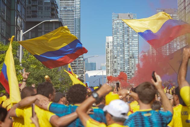 Football, 2026 FIFA World Cup, Colombia v Ghana, fans in Toronto