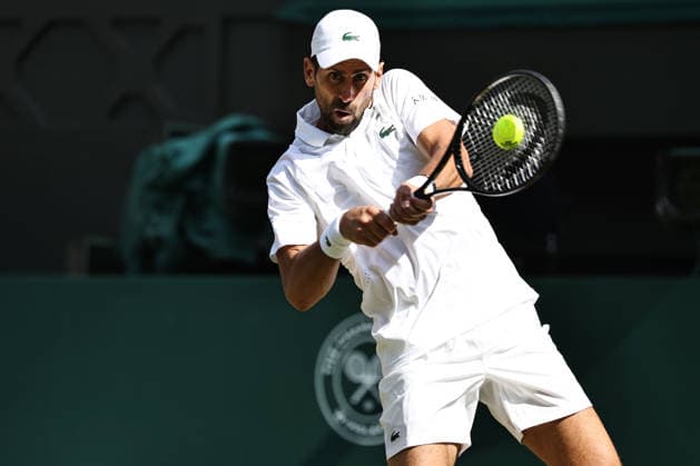 Novak Djokovic, SRB, during third round of 2026 All England Lawn Tennis Championships at Wimbledon, mens singles, London, 03 07 2026; - *** Novak Djokovic, SRB, during the third round of the 2026 All England Lawn Tennis Championships at Wimbledon, men s singles, London, July 3, 2026 