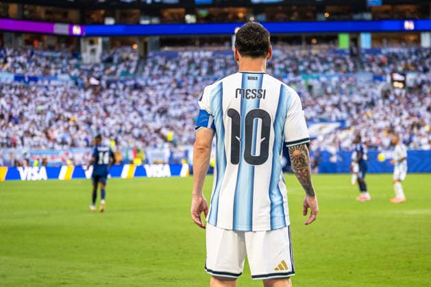 260704 Lionel Messi of Argentina during the FIFA World Cup, WM, Weltmeisterschaft, Fussball 2026 round of 32 football match between Argentina and Cabo Verde on July 4, 2026 in Miami. Photo: Jon Olav Nesvold BILDBYRAN COP 217 JE0139 fotboll football soccer fotball vm fotbolls-vm fotball-vm fotbolls-vm 2026 fifa world cup 2026 sextondelsfinal round of 32 23 bbeng *** July 4, 2026: Lionel Messi of Argentina during the FIFA World Cup 2026 Round of 32 soccer match between Argentina and Cape Verde on July 4, 2026 in Miami. Photo by Jon Olav Nesvold, BILDBYRAN COP 217 JE0139 soccer football fotball World Cup soccer World Cup 2026 FIFA World Cup 2026 round of 32 23 bbeng  Copyright: JONxOLAVxNESVOLD BB260704JE063