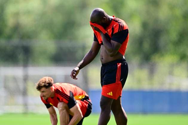 Belgian national football team - FIFA World Cup, WM, Weltmeisterschaft, Fussball 2026 - media activities 03 07 2026 RENTON, UNITED STATES OF AMERICA - JULY 03 : Lukaku Romelu forward of Belgium pictured during a training session of the Belgian national football team during the FIFA World Cup 2026 on July 3, 2026 in Renton, United States of America, 03 07 2026 Renton United States of America  Copyright: xJanxDexMeuleneirx